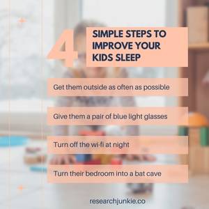 4 SIMPLE STEPS TO IMPROVE YOUR KIDS SLEEP